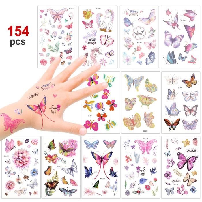 Konsait Tatouage Enfant Fille Papillon Tatouages Ephemeres Enfant Fete De Anniversaire Petit Cadeau Pinata 12 Feuilles 100 En Cdiscount Au Quotidien Konsait Tatouage Enfant Fille Papillon Tatouages Ephemeres Enfant Fete De Anniversaire Petit Cadeau Pinata 12 Feuilles 100 En Cdiscount Au Quotidien