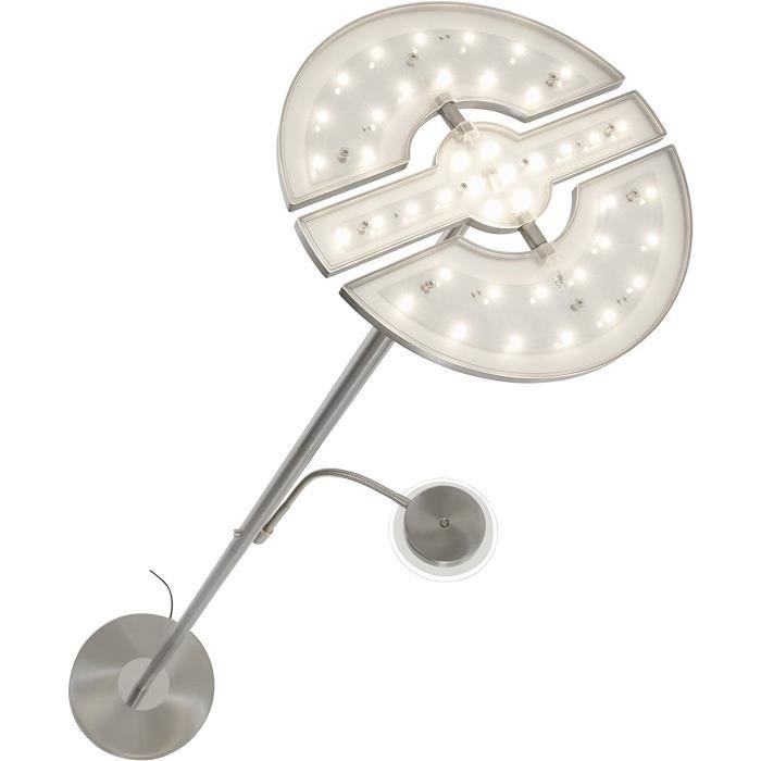Lampe De Cou Led, Variateur Usb à Intensité Variable, Lumière Blanchechaudeblanc Chaud, Noire