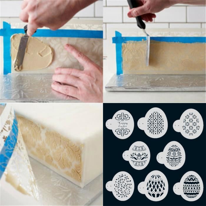 Pochoirs A Biscuits De Forme Ovale De Paques Moule De Decoration De Gateau Ustensiles De Cuisson A Batanger 307 Cdiscount Maison