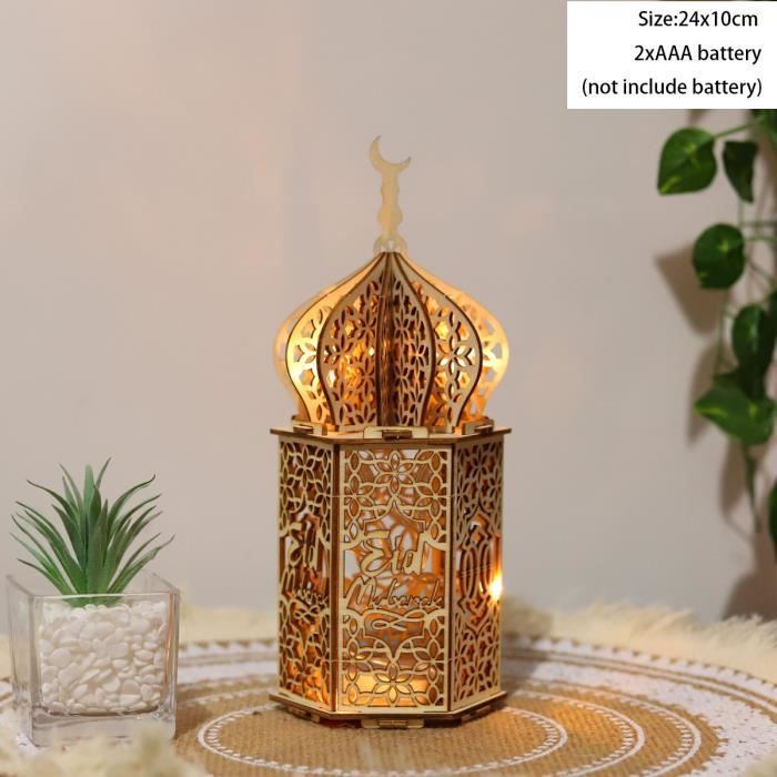 Lot De 6 Décorations De Ramadan En Acrylique Pour L'Aïd Mubarak, En Forme De Lune, D'étoile