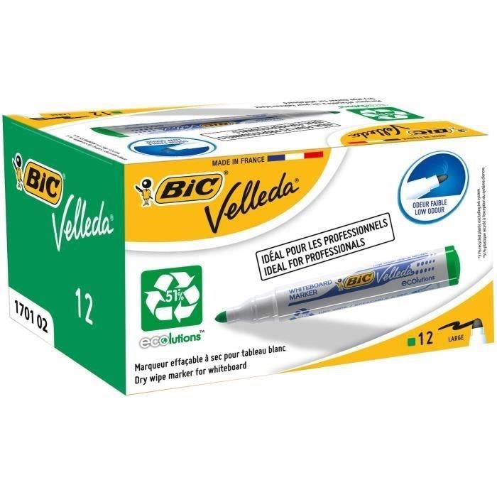 BIC Velleda marqueur pour tableau blanc 1701 (1,5 mm ogive) - vert BIC