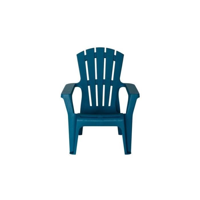 fauteuil adirondack résine injectée bleu miami, 1 personnes