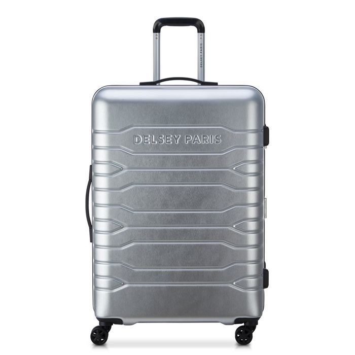 Valigia Rigida DELSEY PARIS Clavel 99L – Materiale Riciclato, Nera, Con Ruote Doppie E Lucchetto TSA – Taglia XL 76x51x30 Cm - 3