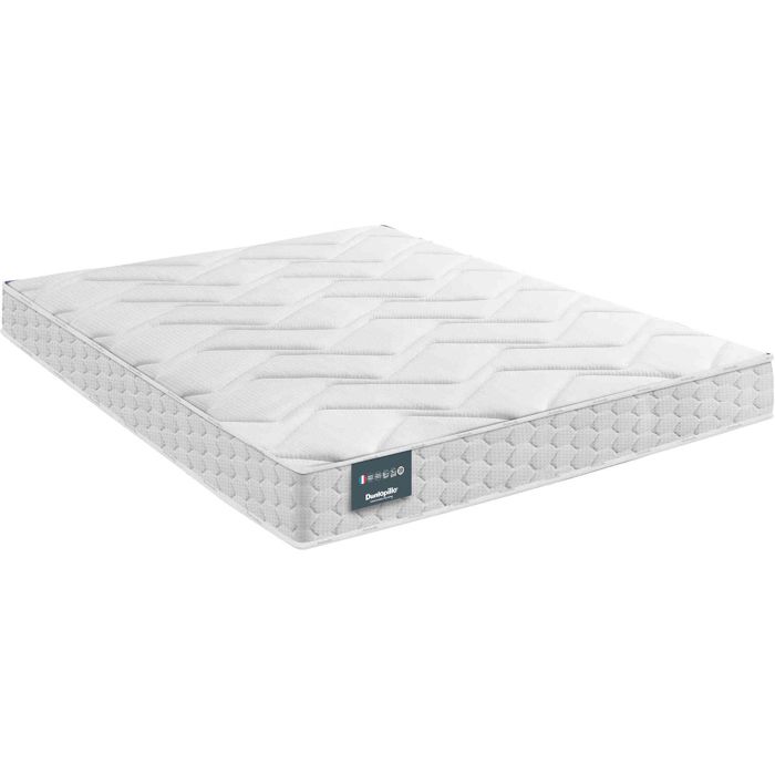 Matelas - DUNLOPILLO - Eole - Mousse HR - Ferme - 140x190 cm - Livré roulé Matelas - DUNLOPILLO - Eole - Mousse HR - Ferme - 140x190 cm - Livré roulé
