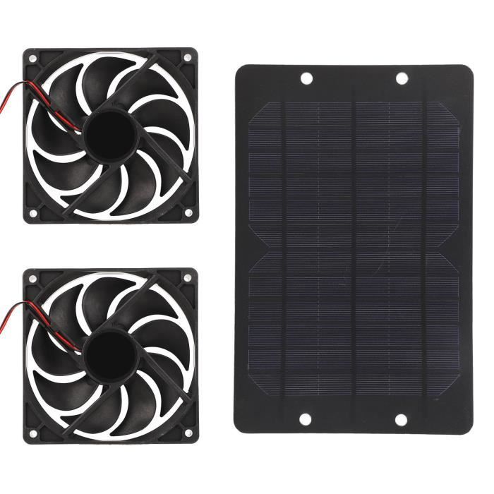 Allto Solar Kit de ventilateur étanche à énergie solaire Pro, panneau