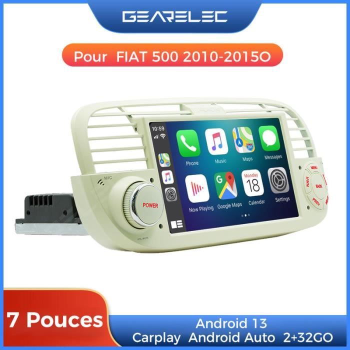 Android Autoradio für FIAT 500 2007-2015 mit Navi, Podofo 7 Zoll