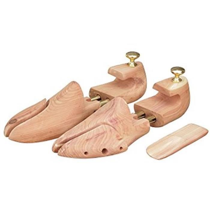 Langer & Messmer civière chaussures en bois de hêtre pour hommes incl civière en cuir 