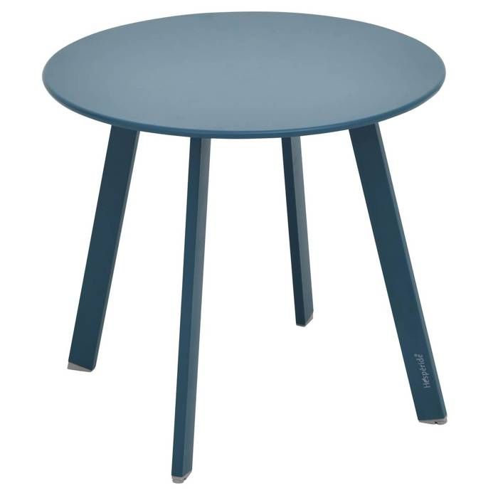 table basse saona d 50 cm bleu canard hespéride