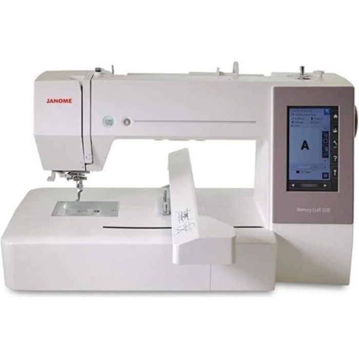 Janome Memory Craft 550e Machine à broder Cdiscount Electroménager