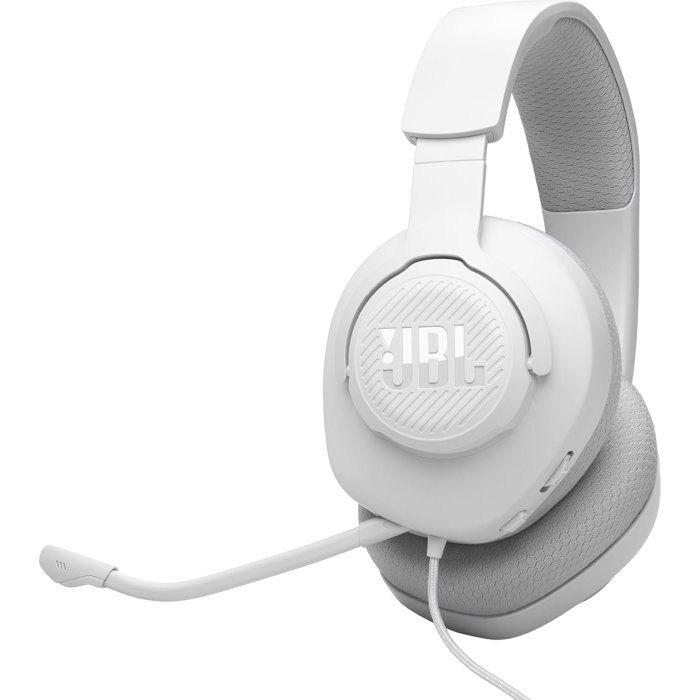 Casque de jeu filaire - JBL - Quantum 100M2 - blanc - son QuantumSOUND - microphone focalisation voix