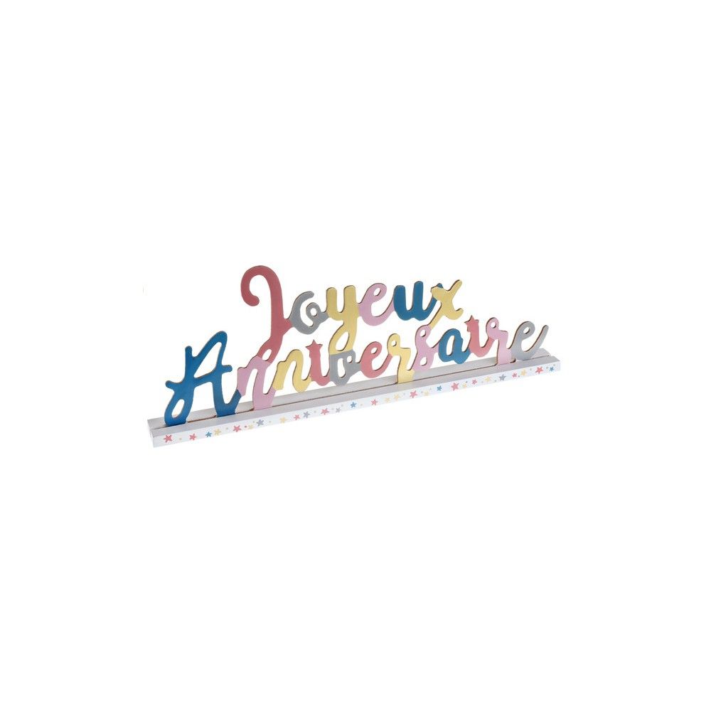 Centre De Table Joyeux Anniversaire Kitty Party Cdiscount Maison