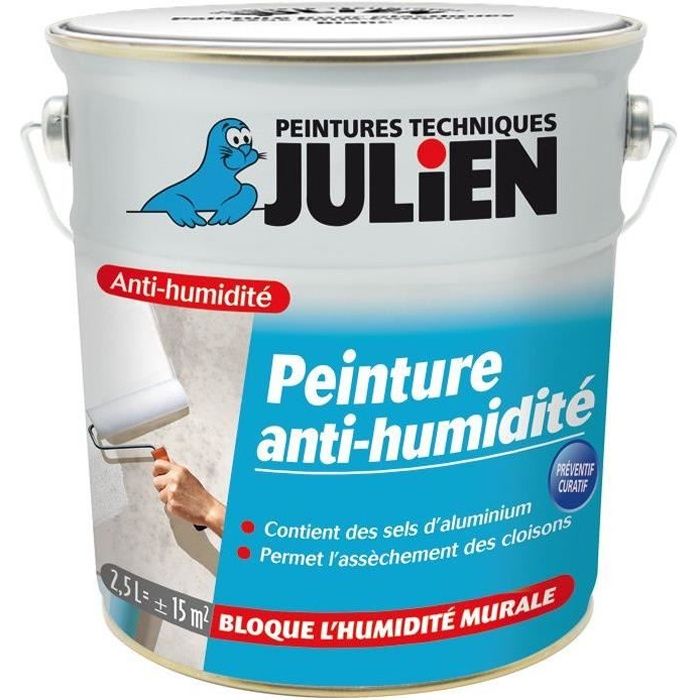 Peinture anti-humidité - murs intérieurs - 2.5 L