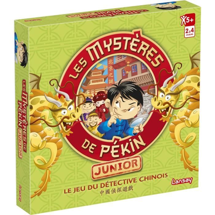 LANSAY - LES MYSTÈRES DE PÉKIN - Jeu de société - Version Junior - 2 à 4 joueurs - Dès 5 ans