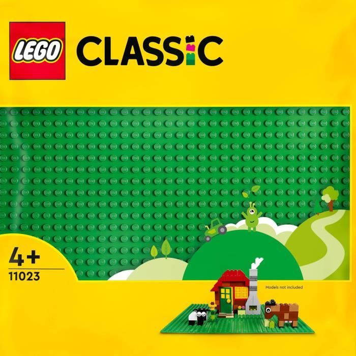 LEGO® 11023 Classic La Plaque De Construction Verte 32x32, Socle