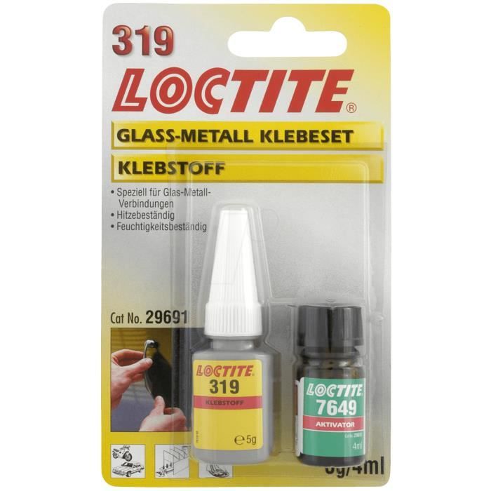 Lot De 12 KITS DE COLLAGE PARE-BRISE DINITROL 9100 - Adhésif Étanchéité Spécial Verre Auto