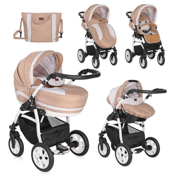 combiné poussette nacelle siège auto