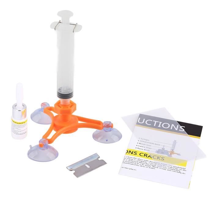 Kit Réparation Verre & Pare-Brise Gatuida – 2 Ensembles Perceuse + Outils Pour Éclats & Fissures – Réparez Facilement Sans Changer Tout !
