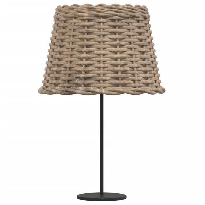 Abat-jour - MOTHINESSTO - YY00476 - Marron - Ø30x20 cm - Osier naturel