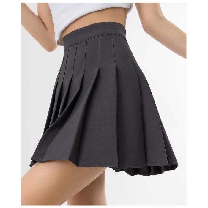 Jupe Femme Essence – Gris Cachemire, Ligne A, Taille 30, Mi-longue – Parfait état