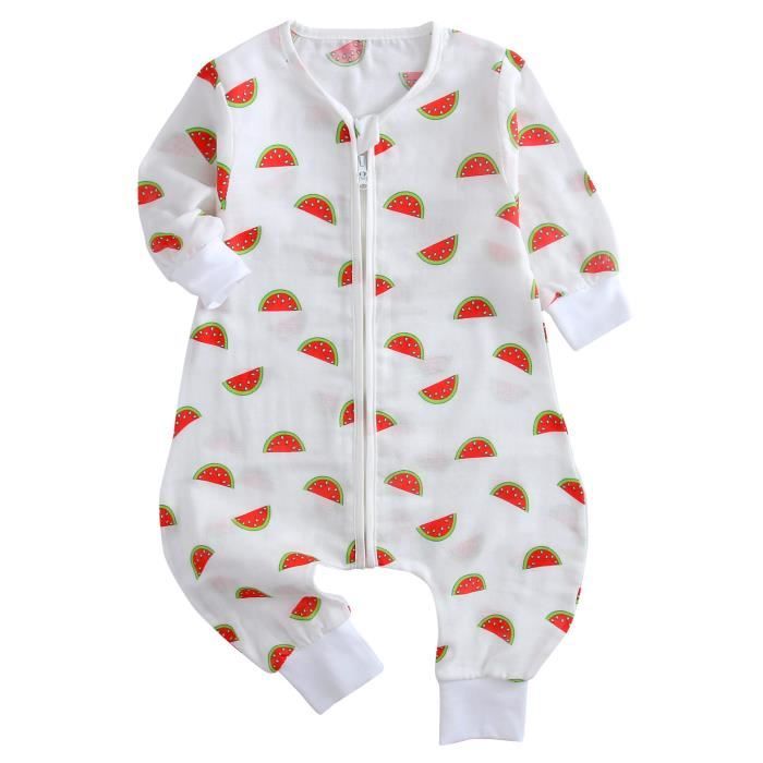 Pyjama A Pied Ete Bebe Fille Grenouillere Manche Longue Gigoteuse Mousseline Legere Turbulette Avec Jambe Sac De Couchage Ete Cdiscount Puericulture Eveil Bebe