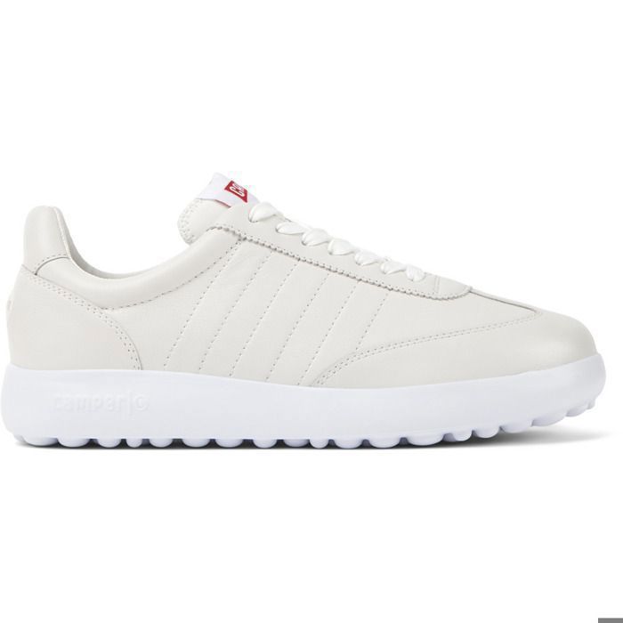 Camper Baskets Femme - CAMPER - Pelotas xlite - Blanc - Lacets - Plat - Cuir