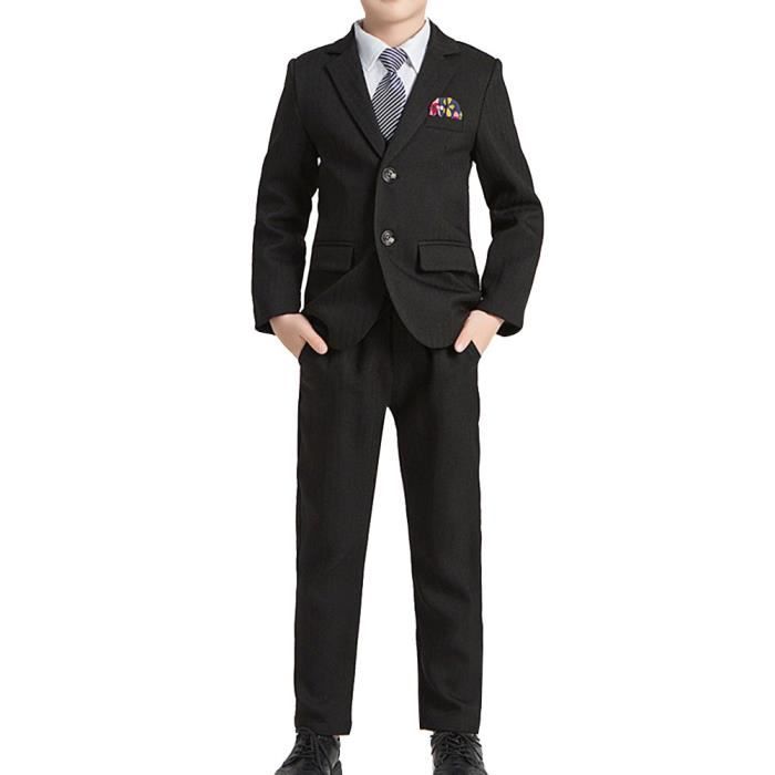 Ensemble suite smoking noir garçon Joey Couture taille 8 Noël Ensemble suite smoking noir garçon Joey Couture taille 8 Noël