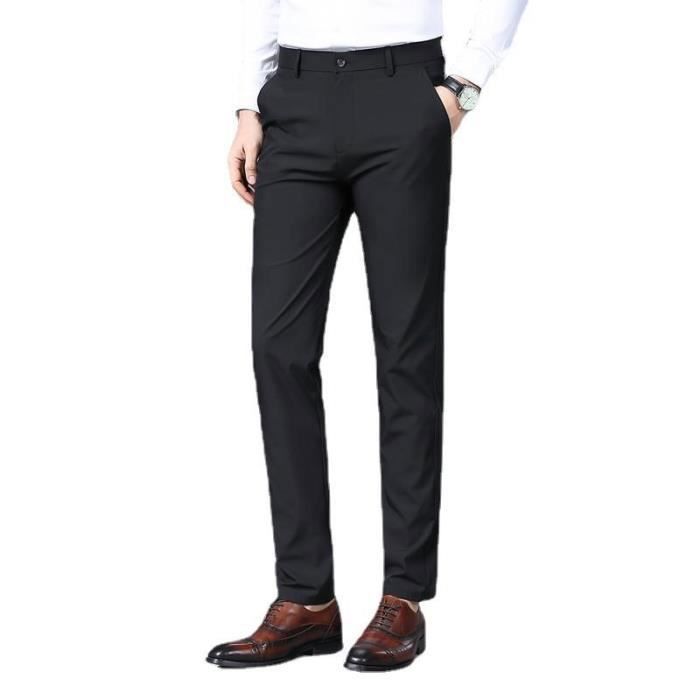 ATLAS FOR MEN - Lot De 2 Jeans Homme Regular Stretch - 98% Coton, 2% élasthanne - Coupe Droite Confortable