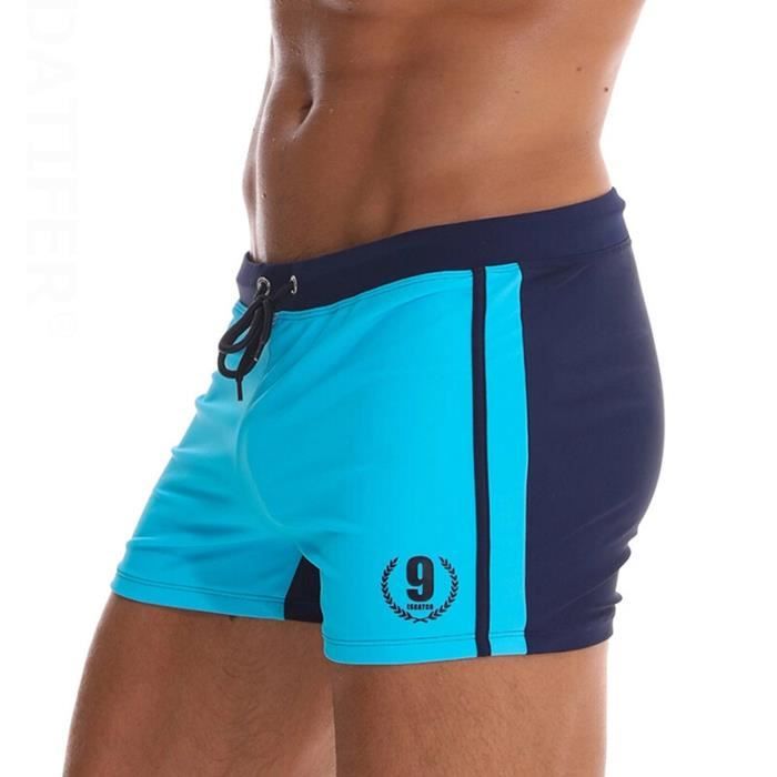 Maillot De Bain Homme Boxer Sport - Polyester/élasthanne, Séchage Rapide, Pour Piscine, Sport Et Plage - 5