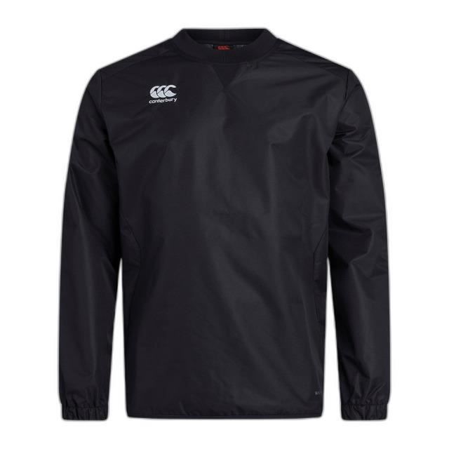 veste coupe-vent club senior canterbury - noir - l pour homme - rugby - manches longues - logo ccc et irfu