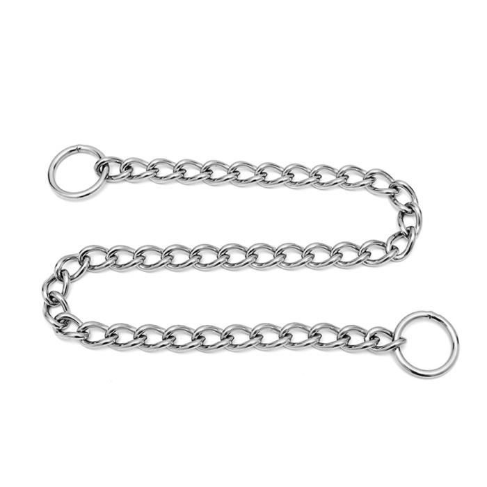 Comparer les prix de Collier étrangleur - MXZZAND - Acier inoxydable - Taille ajustable - Pour chien moyen - Durable