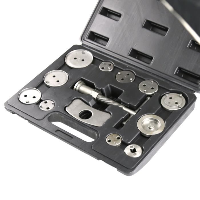 Kit Repousse-piston étrier Frein Flaconi - 18 Adaptateurs - Pour Freins à Main Intégrés
