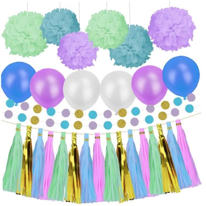 se 20 x Félicitations Ballons Décorations de fête idéal pour du parti violet 