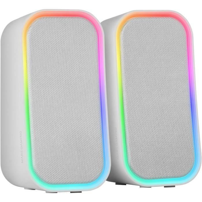 Haut-parleurs de PC Mars Gaming MSH21W Blanc 4 W