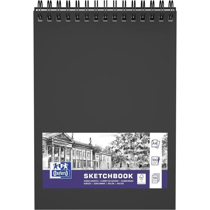 Cahier Scrapbooking Oxford Carnet De Croquis 1 Pièce A4 96