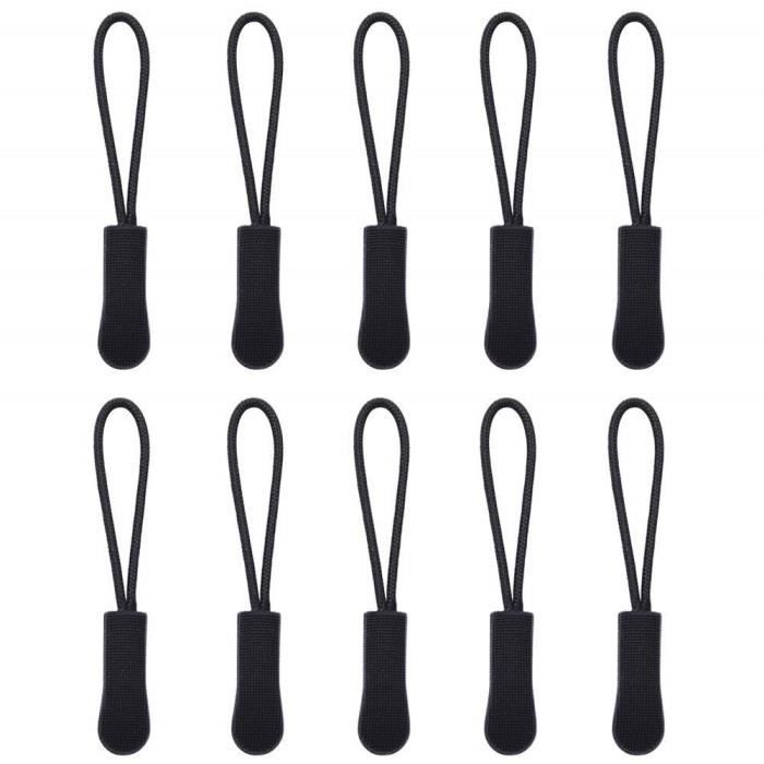 Tirettes De Fermeture Éclair Alomejor - Pack De 10 - Pour Sac à Dos, Vêtements & Outdoor