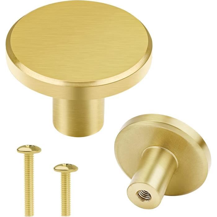 Lot De 4 Boutons Tiroirs Cristal - Poignées Meubles Élégantes ABS Verre Pour Commode Armoire Cuisine