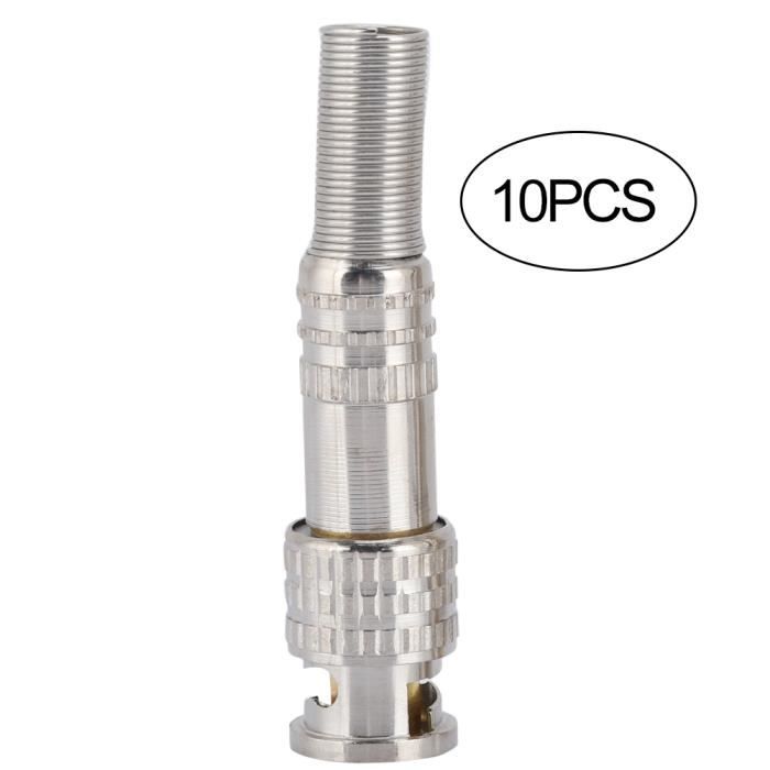 5 Adaptateurs T BNC Q9 - 1 Mâle à 2 Femelles - Pour Caméra Vidéo - Uxcell Neuf