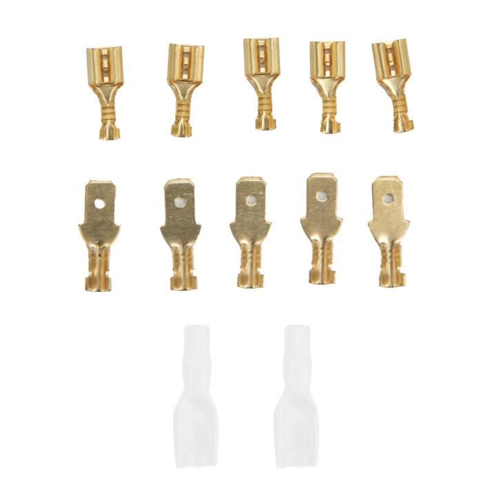 Heschen Lot De 100 Connecteurs De Borne à Sertir électriques 0,5-6