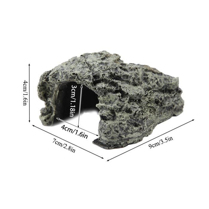 Comparer les prix de VGEBY Grotte cachée de tortues Poissons Cachant Grotte Aquarium Tortue Reptile Pâturage Cache Décor Qcs animalerie figurine