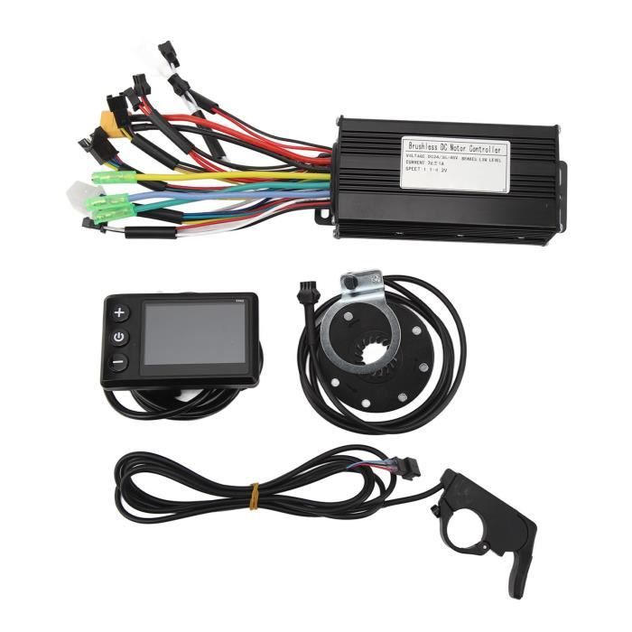 VGEBY Kit de Conversion de Contrôleur Moteur Vélo Electrique 750W 48V, Batterie au Lithium, Étanche