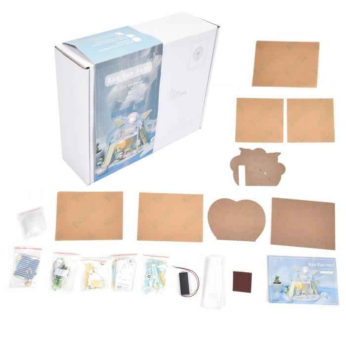 Pwshymi Kit De Cuisine De Maison De Poupée Maison De Jeu Jouet 1/12 Maison De Poupée Miniature