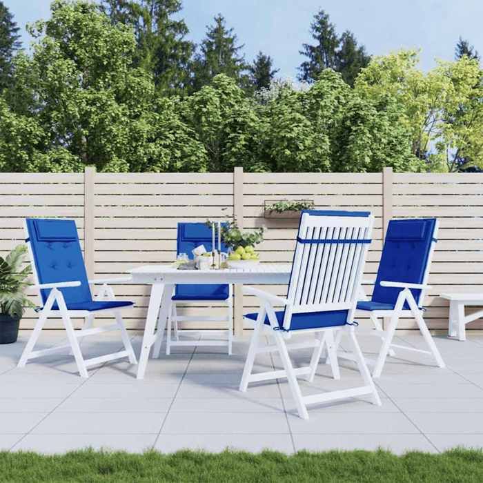 vidaXL Lot de 6 coussins de chaise à dossier haut royal - vue 4