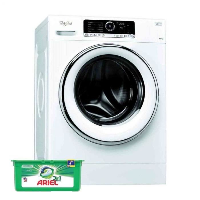 Lave-linge Whirlpool FFB 948 EX BSV IT - 9 Kg, 1400 Tr/min, 59.5x62.7x85 Cm, Technologie 6TH SENSE, Fresh Care Plus - 2