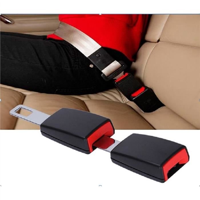 10 Clips De Sécurité Pour Boucle De Ceinture - Plastique Noir 15mm - Pour Bloquer La Ceinture De Sécurité En Voiture