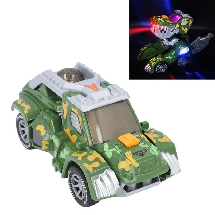 Jouet Transformable 2 En 1 – Dinosaure Et Voiture, Déformation Par Collision Magnétique, Cadeau Enfant
