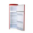 Réfrigérateur combiné - FRIGELUX - RFDP246RRA++ - Rouge - 246L - Froid statique - 4 clayettes et 1 bac à légumes-1