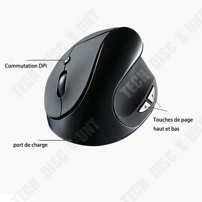 Souris ergonomique Logitech souris sans fil Bluetooth rechargeable de souris  verticale compatible avec toutes sortes de produit A531 - Cdiscount  Informatique