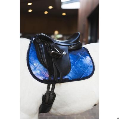 Tapis De Selle Galaxy Néoprène Rembourré - Antidérapant, Respirant, Taille 24x35 Pouces