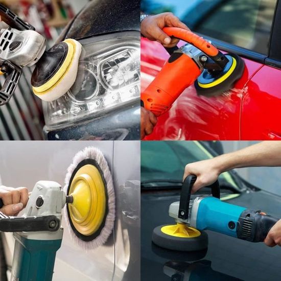 Pomurom Polissage Pour Voiture, 8/11 Pièces 80mm/125mm/150mm