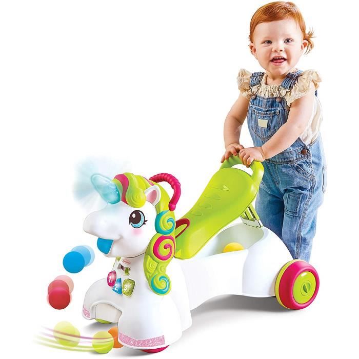 Porteur Licorne 3 en 1 Senso BKIDS Blanc Multicolore